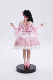 Romantic Rose Puff Sleeves Pink OP Lolita Set