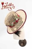 Antique Strawberries Red Belt Lolita Accessories