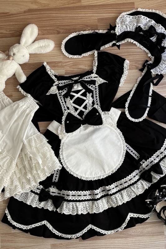 Miss Point Ancient Petal Rabbit Lolita Blue OP Pink JSK Custom-Tailor