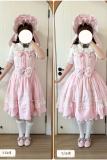 Ancient Petal Rabbit Lolita Blue OP Pink JSK Custom-Tailor