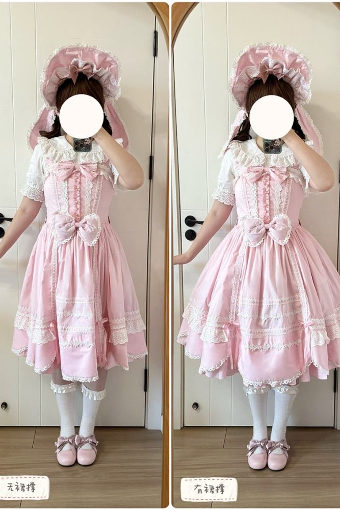 Miss Point Ancient Petal Rabbit Lolita Blue OP Pink JSK Custom-Tailor