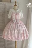 Ancient Petal Rabbit Lolita Blue OP Pink JSK Custom-Tailor