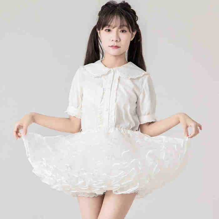 25cm/30cm Super Puffy Organza Lolita Petticoat