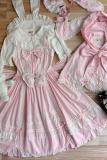 Ancient Petal Rabbit Lolita Blue OP Pink JSK Custom-Tailor