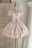 Ancient Petal Rabbit Lolita Blue OP Pink JSK Custom-Tailor