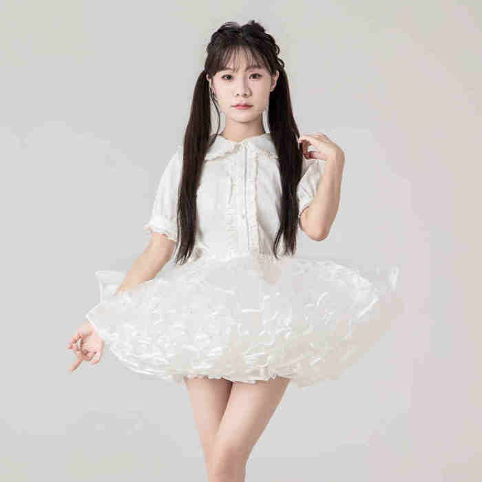 25cm/30cm Super Puffy Organza Lolita Petticoat