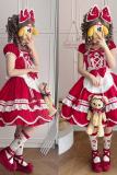 Ancient Petal Rabbit Lolita Blue OP Pink JSK Custom-Tailor