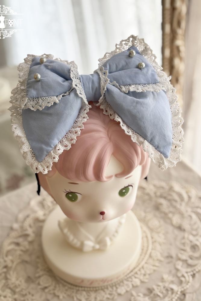 Miss Point Ancient Petal Rabbit Pink Wristcuffs Lolita Accessories