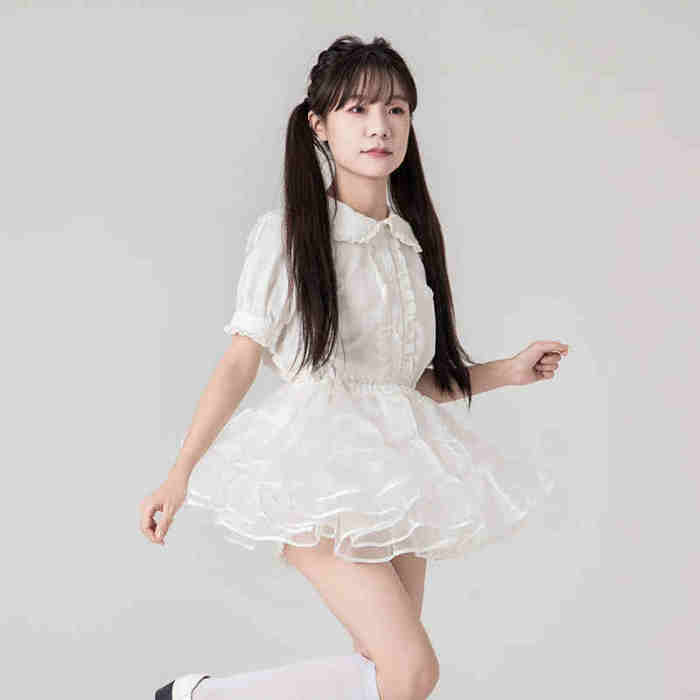 25cm/30cm Super Puffy Organza Lolita Petticoat