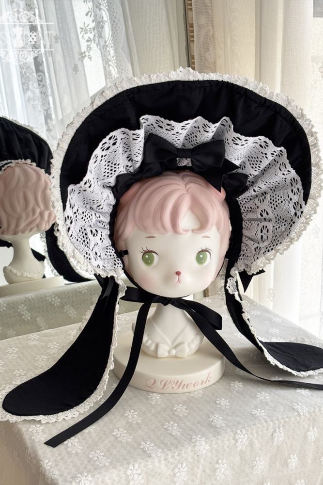 Miss Point Ancient Petal Rabbit Pink Wristcuffs Lolita Accessories
