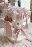 Ancient Petal Rabbit Pink Wristcuffs Lolita Accessories