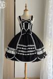 Ancient Petal Rabbit Lolita Blue OP Pink JSK Custom-Tailor