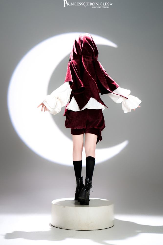 Princess Chronicles Rabbit Hunting Royal Red Coat Set Ouji Fashion