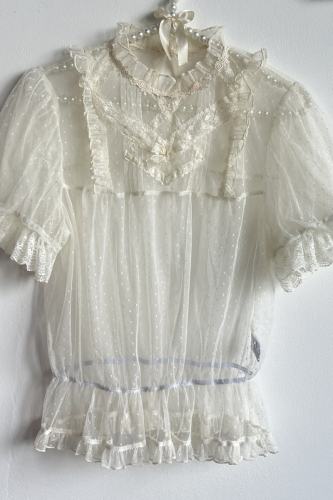 Lily of the Valley Cutlery Box Beige Top Plus Size Lolita Skirt