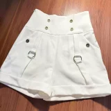 Black High Waist Ouji Short Pants