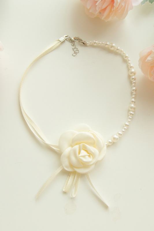 Withpuji Moonlight Beige Necklace Lolita Accessories