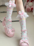 Sweet Ruffles Bows Lolita Shoes