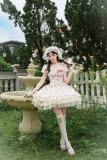 Withpuji Roses after Rain Apricot Printed Dress Lolita Clothes