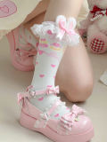 Sweet Ruffles Bows Lolita Shoes