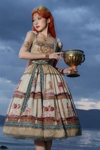 Shamgrass Story Egyptian Style Lolita Clothing Custom-Tailor
