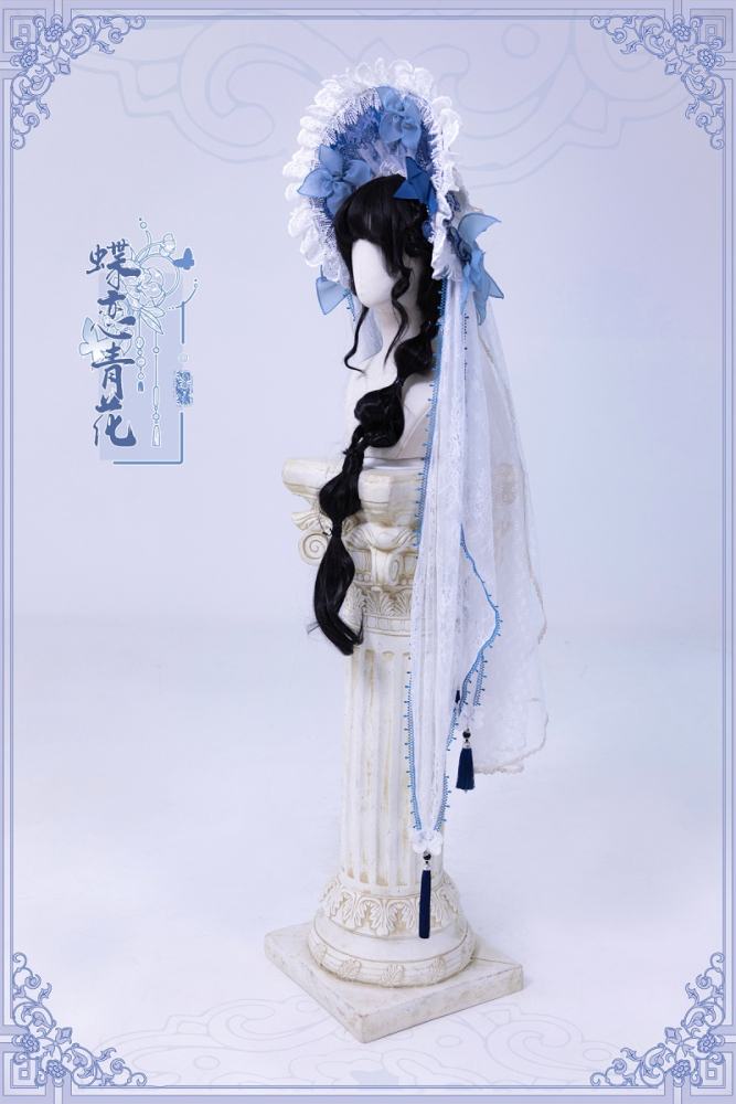 Bramble Rose Blue and White Porcelain Blue BNT Lolita Accessories