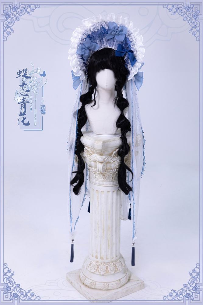 Bramble Rose Blue and White Porcelain Blue BNT Lolita Accessories