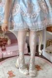 Roji Flowing Cherry Spring White Lolita Tattoo Pantyhouse