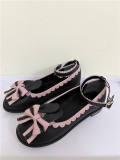 Angelic Imprint- Sweet Bow Bunny Ears Lolita Flat Shoes
