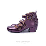 MODO Three Belts Lolita Heels Shoes