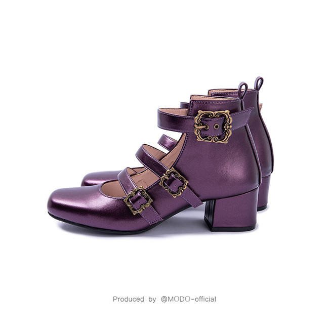 MODO Three Belts Lolita Heels Shoes