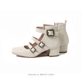 MODO Three Belts Lolita Heels Shoes