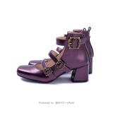MODO Three Belts Lolita Heels Shoes