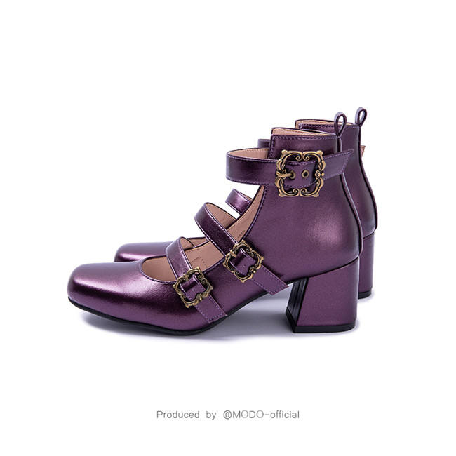 MODO Three Belts Lolita Heels Shoes
