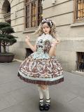 Nnstar Royal Chocolate Sweet Lolita Dress, Headbow and Badge