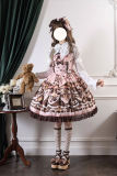 Nnstar Royal Chocolate Sweet Lolita Dress, Headbow and Badge