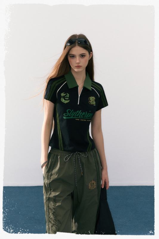 Kyouko & Harry Potter Collaborated Polo Collar T-shirt Harry Potter Clothing