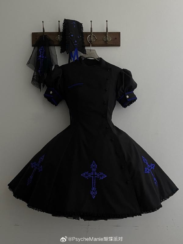Psyche Manie Devil Angel Nurse Style Lolita Dress
