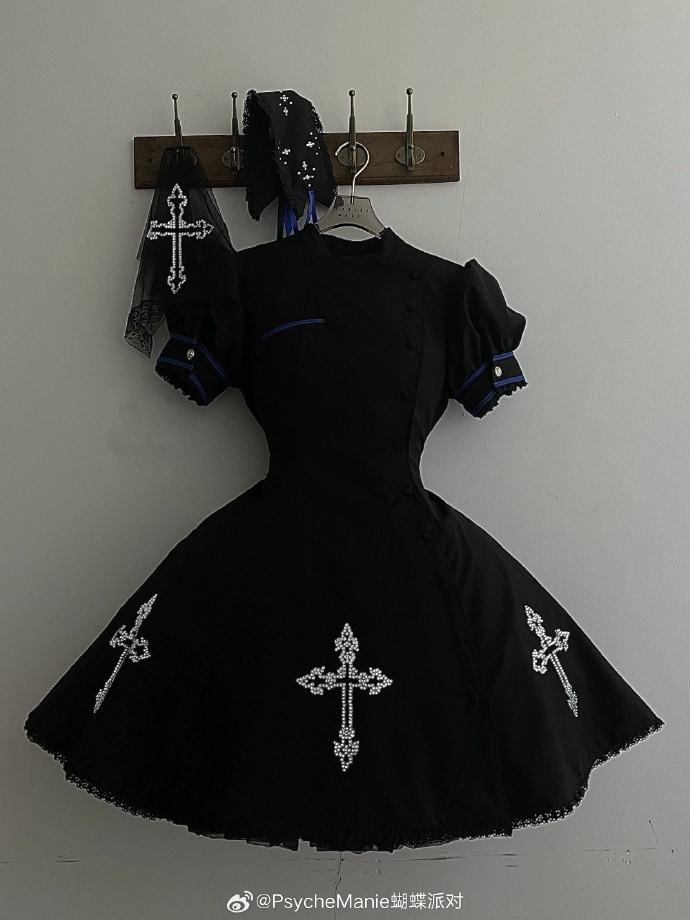 Psyche Manie Devil Angel Nurse Style Lolita Dress