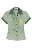 Kyouko & Harry Potter Collaborated Green Plaid Shirt Harry Potter Clothes