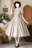 Forest Wardrobe Fragrance Forest French Vintage Striped Apricot Dress