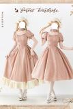 Forest Wardrobe Fragrance Forest French Vintage Striped Apricot Dress