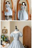 Forest Wardrobe Fragrance Forest French Vintage Striped Apricot Dress