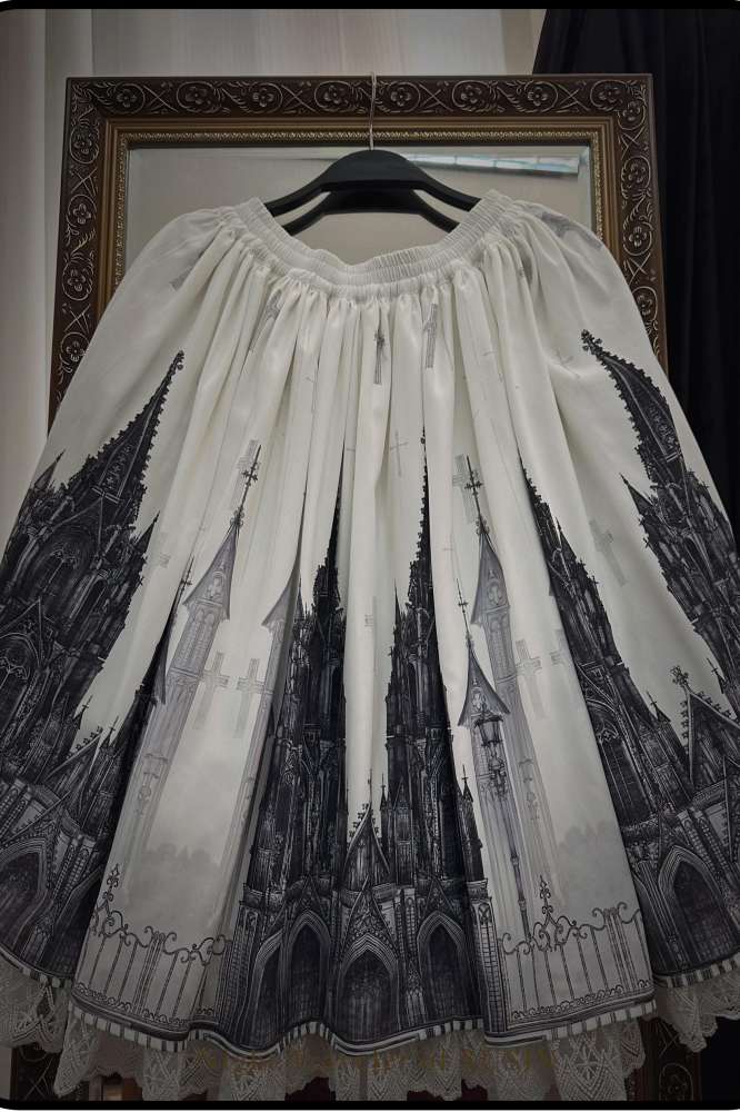 Susin Night Falls Cathedral Stained Glass Window Gothic Lolita Series