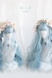 Light Golden Pink Curls Lolita Wig 75cm Long