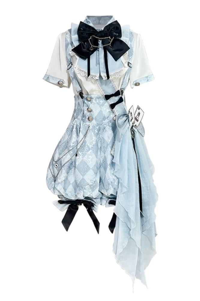 Space Alice Vintage Blue Set Ouji Fashion