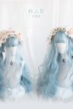 Light Golden Pink Curls Lolita Wig 75cm Long