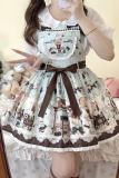 (BFM) Sweet Printed Lolita Salopette Dress