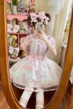 (BFM) Sweet Printed Lolita Salopette Dress