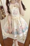(BFM) Sweet Printed Lolita Salopette Dress