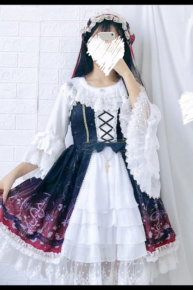(BFM) Round Ruffles Collar Long Sleeves Blouse 3 Colors